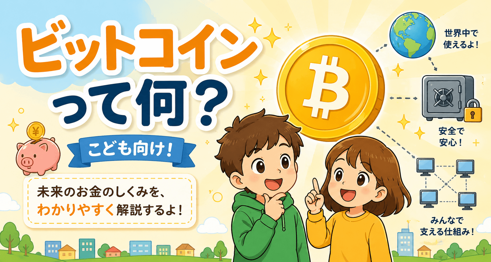 【こども向け！】ビットコインって何？